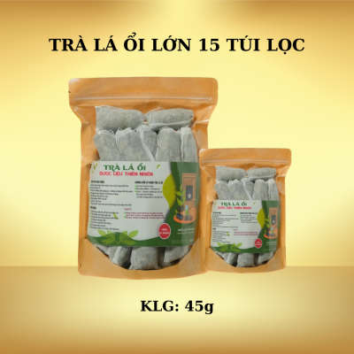 TRÀ LÁ ỔI 15 TÚI LỌC